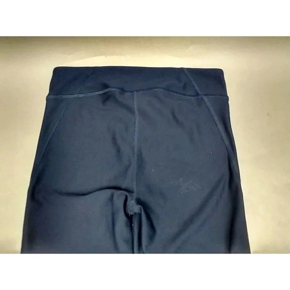 Under Armour Heat Gear Womens Compression Pants Sz Small Navy Stretch Yoga - Picture 7 of 8